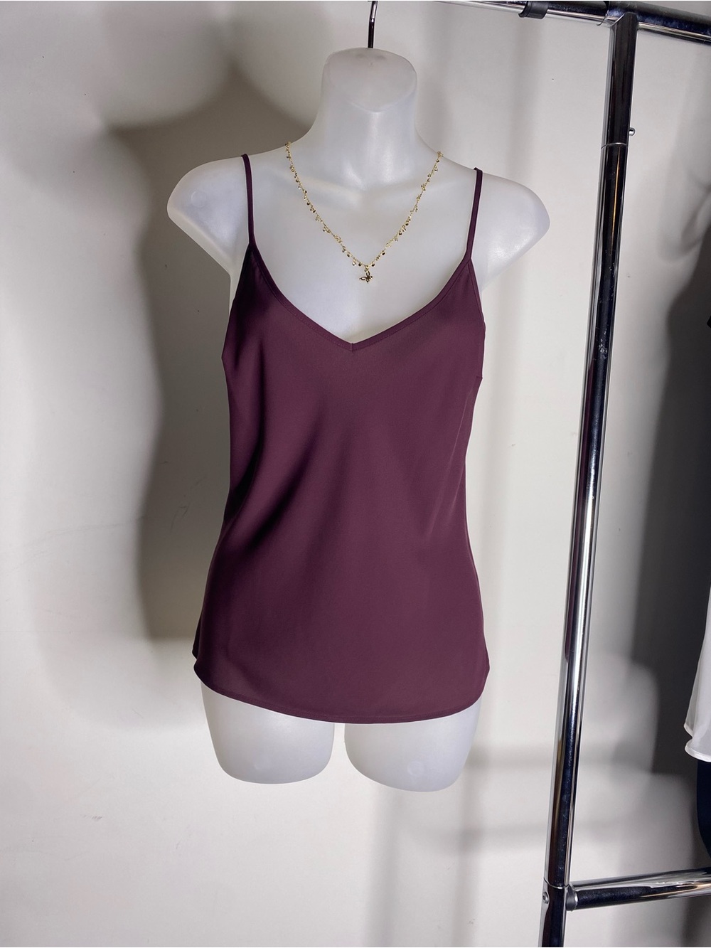 Polo by Ralph Lauren Plum V-Neck Spaghetti Strap Camisole